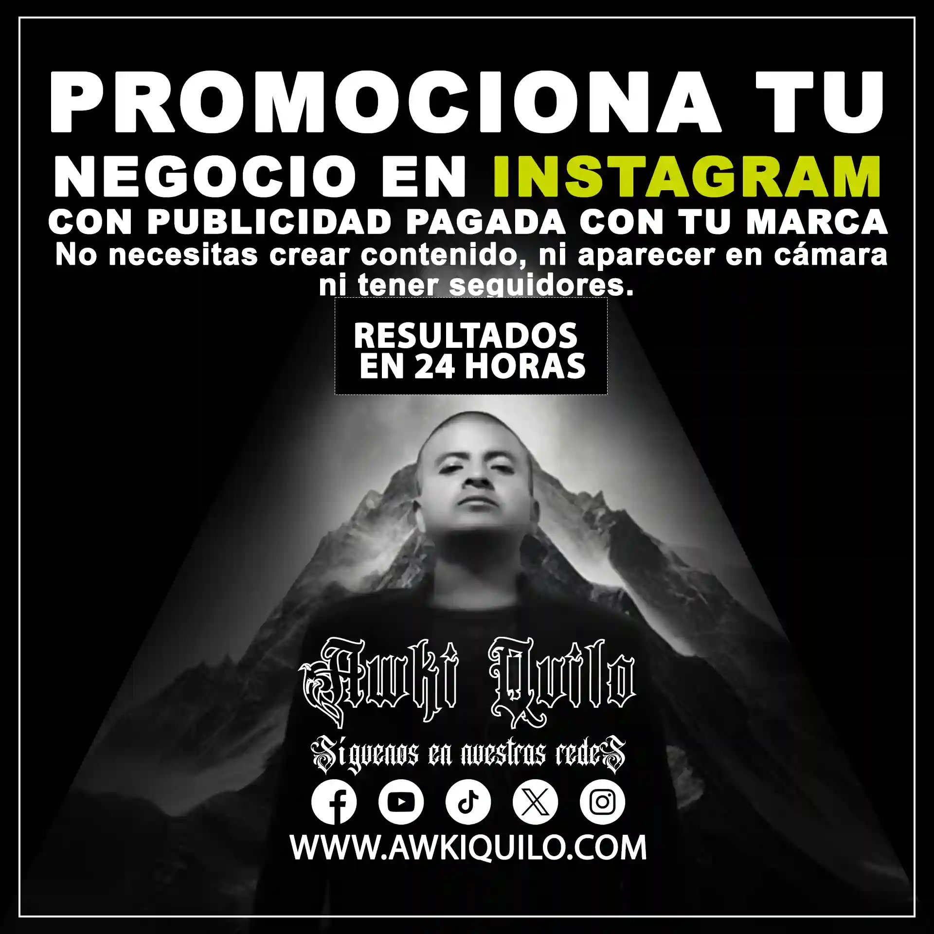 Pulbicidad en Instagram Pulbicidad en Instagram